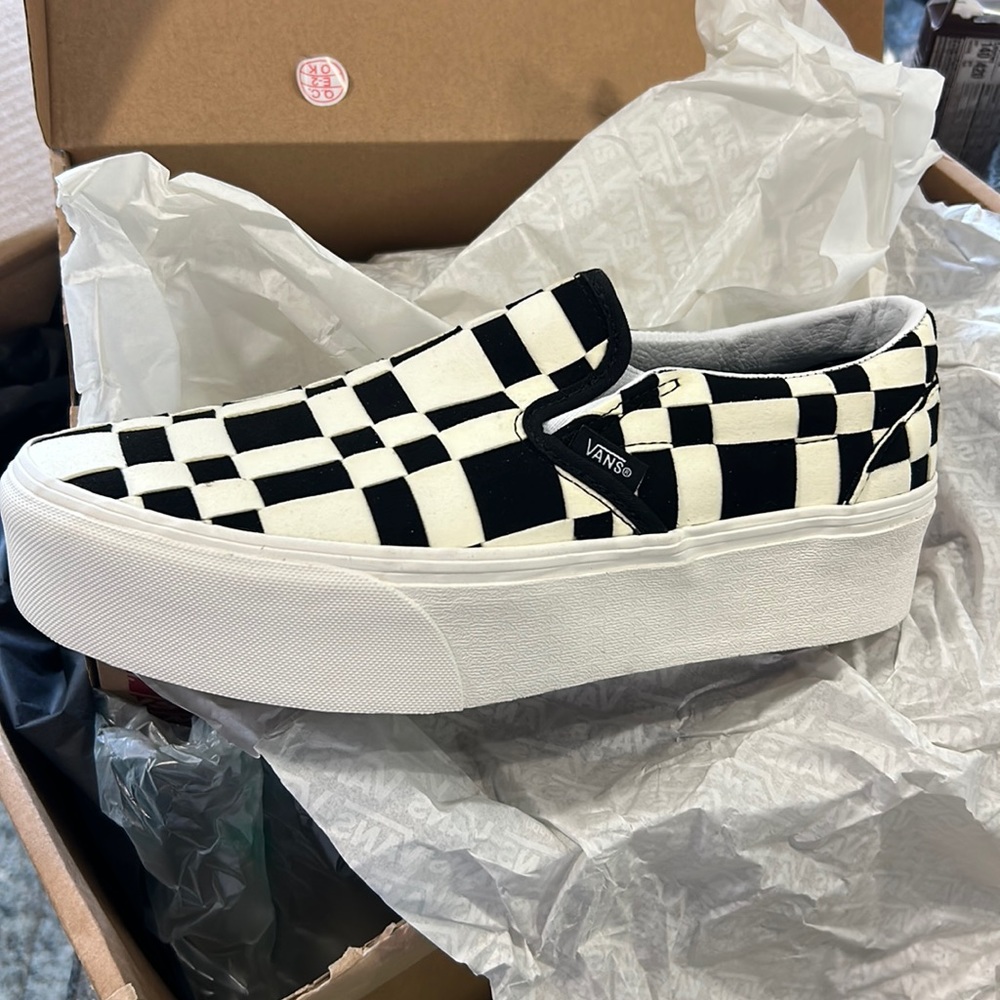 COPY - Woven checkered vans